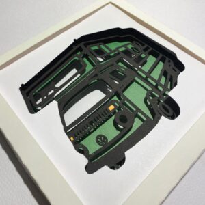 Cuadro Arlequina con Luz - Arte en Papel