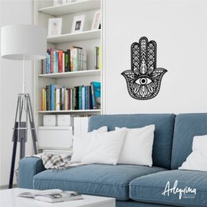 Diseño Mano de Hamsa - Vinilo Decorativo Pared