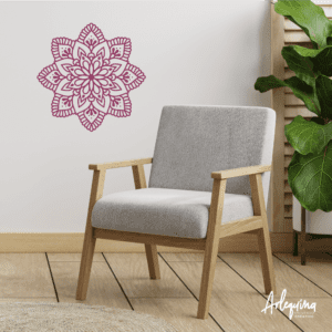 Diseño Mandala Flor - Vinilo Decorativo Pared